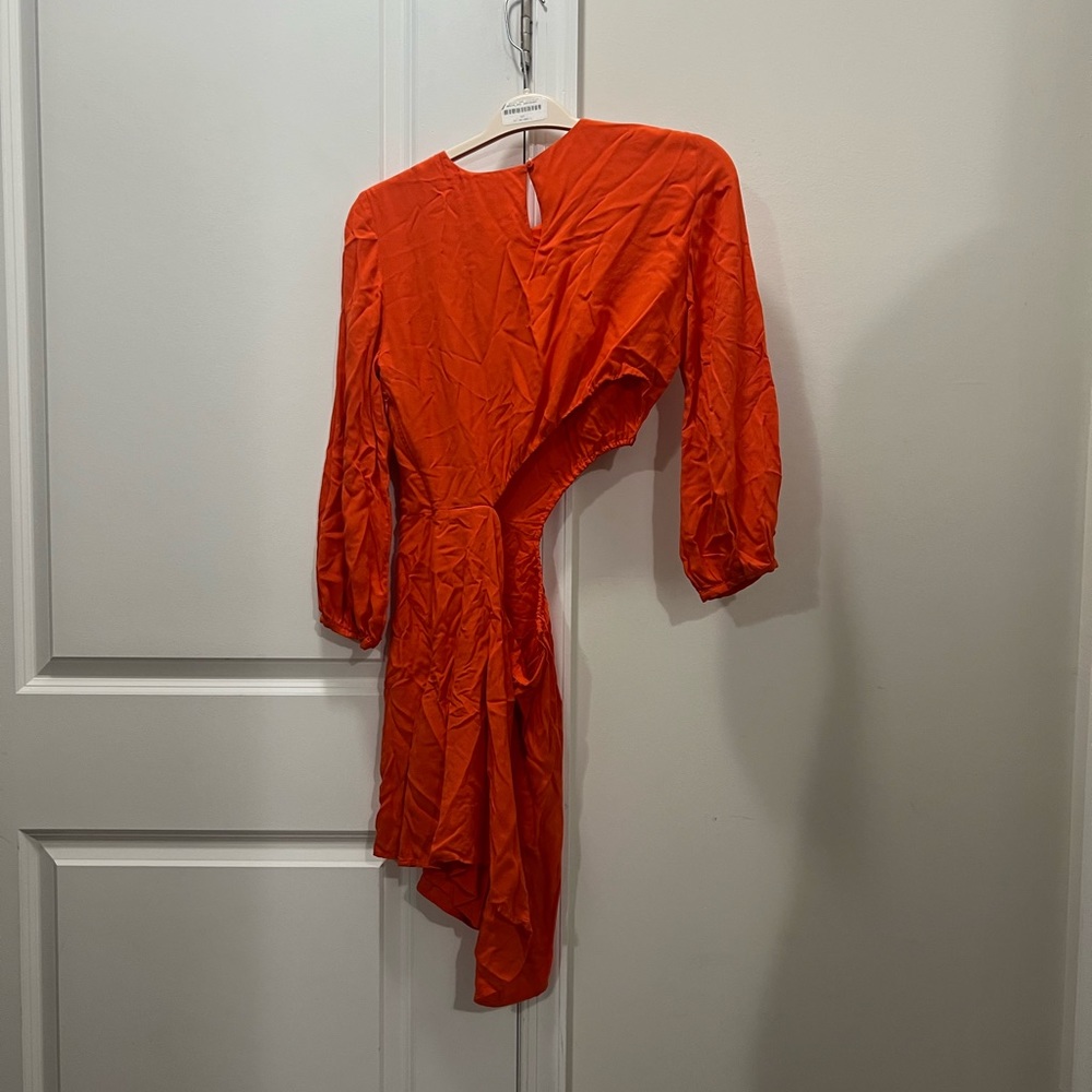 Ba&sh Orange Bonica Dress Size Small $350 - Picture 6 of 6
